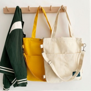 비비드 캔버스 크로스 에코백 O078