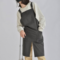 앞트임 바리스타 공방 데님 방수 앞치마 O067