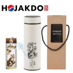 한국전통 호작도텀블러 독도보틀 데일리 500ml 책갈피 북마크 기념품