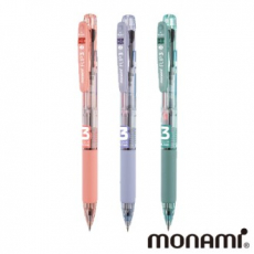 모나미 플립 3색 볼펜 0.5(다색볼펜)