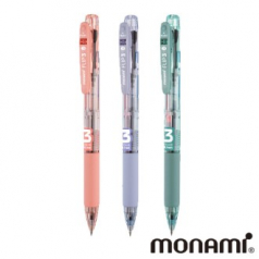 모나미 플립 3색 볼펜 0.5(다색볼펜)
