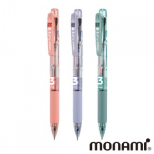 모나미 플립 3색 볼펜 0.5(다색볼펜)