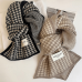 작은이미지: 체크목도리 머플러 니트목도리 방한용품 목도리 #2