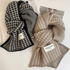 체크목도리 머플러 니트목도리 방한용품 목도리