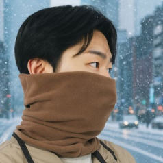 따숨 터틀 트위스트 넥워머 방한 목토시 멀티스카프 남녀공용