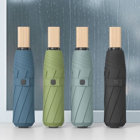 온스 우양산 스퀘어 우드 8살대 3단 수동우산 UM805 #2