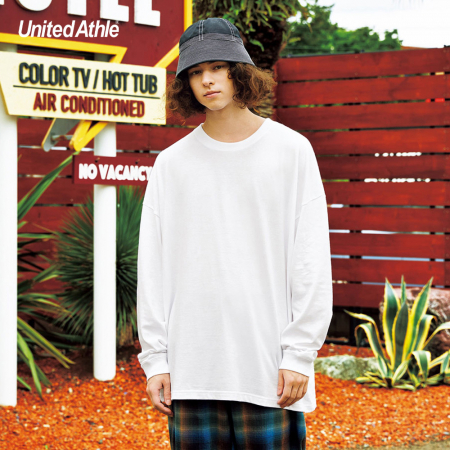 매직 UA 오버핏 17수 라운드 긴팔 티셔츠 손목 시보리 빅실루엣 롱슬리브 #2