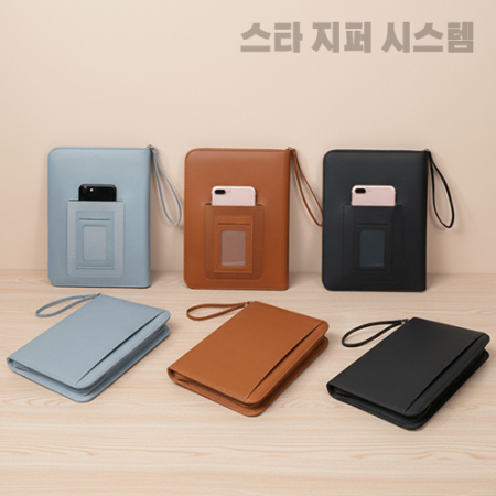 (다이어리)스 타 지퍼식 6공 시스템 다이어리 #3