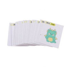 ZA550 [커스텀굿즈] 풀오버인쇄 한장씩 따로따로 띠부씰 스티커 (박스제작가능)