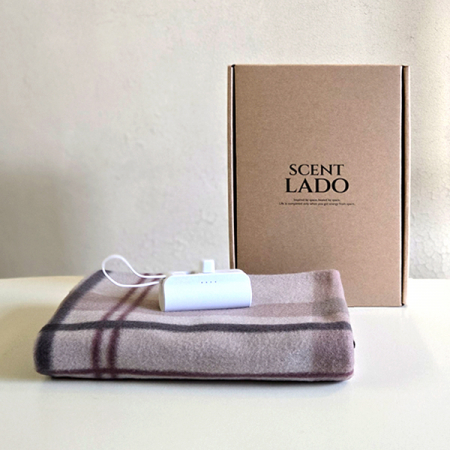 센트라도 패턴 담요+주노 도킹형 보조배터리 세트 #3