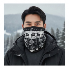 눈꽃넥워머 방한넥워머 겨울넥워머