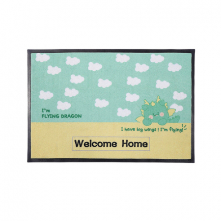 ZA580 [커스텀굿즈] 풀오버인쇄 푹신한 부드러운 현관 나일론매트 90*60 (박스제작가능) #2