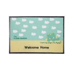 ZA580 [커스텀굿즈] 풀오버인쇄 푹신한 부드러운 현관 나일론매트 90*60 (박스제작가능)