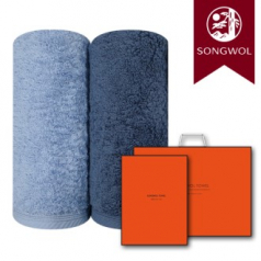 송월타올 항균 180g (40수/40*80cm) 2매입 선물세트(박스+쇼핑백 포함)