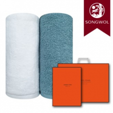 송월타올 항균 150g (30수/40*80cm) 2매입 선물세트(박스+쇼핑백 포함)