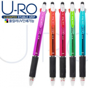 유로멀티5in1 그립터치펜UV //컬러인쇄가능