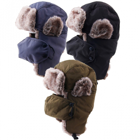 겨울 방한 귀마개 마스크 따뜻한 털 모자 #2