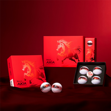 볼빅 26년 신년볼 적마 에디션 4구 볼마커세트 (3pc) 360 퍼팅라인 골프공 엑시아 골프공 #2