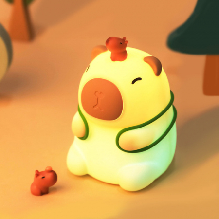 LAAON 터치식 캐릭터 실리콘 무드등 카피바라 팬더 #7