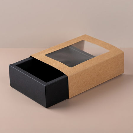 인기박스 믹스매치 투명창 슬라이드 선물상자 K / B(가로  8~30cm) #2