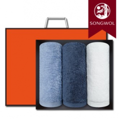 송월타올 항균 180g (40수/40*80cm) 3매입 선물세트(박스+쇼핑백 포함)
