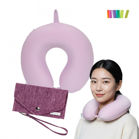 세트)포그넥목배게+여권파우치 #4