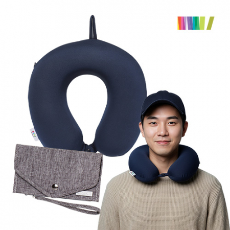 세트)포그넥목배게+여권파우치 #2