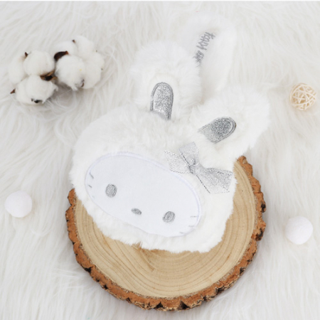 산리오 실버토끼 코스튬 접이식 귀마개 #4