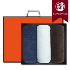 송월타올 블랑 190g (30수/40*80cm) 3매입 선물세트(박스+쇼핑백 포함)