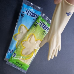 개나리 보생 고무장갑 크린페드