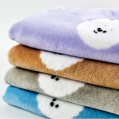 큐티 비숑숑 극세사 담요