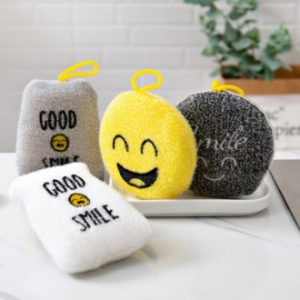 스마일 수세미 주방 욕실 청소 4p세트