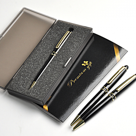 뉴큐빅 몽블랑 흑금장 금속볼펜 와이드케이스 #2