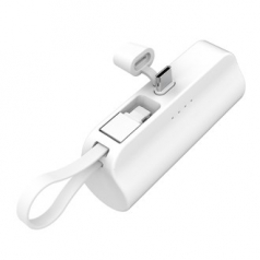 애니클리어 휴대용 도킹형 듀얼 미니보조배터리 5000mAh