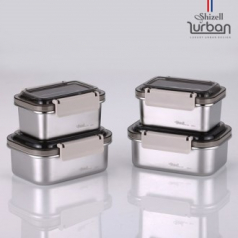 쉬젤 러반 슈퍼클린찬통 직사각4종세트 (600ml*2EA+850ml*2EA)