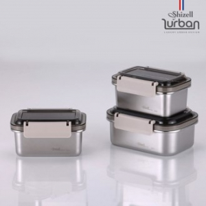 쉬젤 러반 슈퍼클린찬통 직사각3종세트 (600ml*2EA+850ml*1EA)