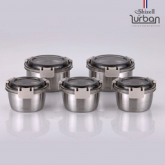 쉬젤 러반 슈퍼클린찬통 원형5종세트 (350ml*3EA+600ml*2EA)