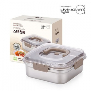 리빙아트 프로벨라 스텐 김치통 3200ml