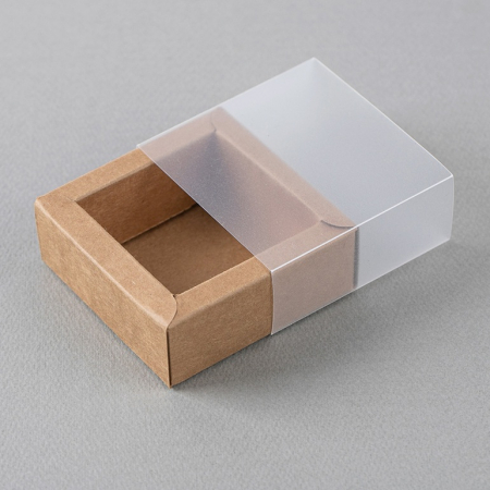 인기박스 PVC 반투명 슬리브/슬라이드 선물상자 크라프트(가로8~30cm) #2