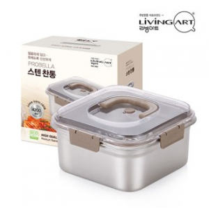리빙아트 프로벨라 스텐 김치통 4200ml
