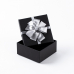작은이미지: 인기박스 실버꽃리본 고급 싸바리 선물상자 블랙(가로 12~10cm) #2