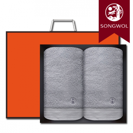 송월타올 호텔컬렉션 클래식50 미니바스타월 (30수/50*100cm) 2매입 선물세트(박스+쇼핑백 포함) #2