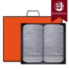 송월타올 호텔컬렉션 클래식50 미니바스타월 (30수/50*100cm) 2매입 선물세트(박스+쇼핑백 포함)