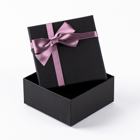 인기박스 퍼플리본 고급 싸바리 선물상자 블랙(가로 12~40cm) #2