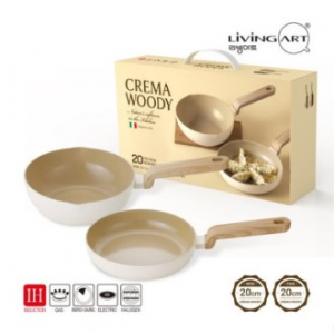 크레마우디 인덕션 세라믹 후라이.궁중팬2종 20cm