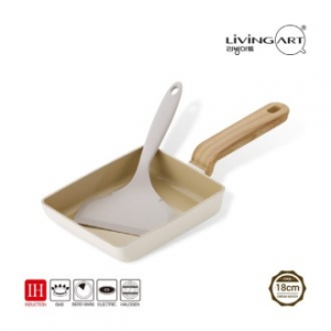 크레마우디 인덕션 세라믹 계란말이팬2종