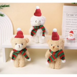 크리스마스키링 트리오너먼트 곰돌이키링 열쇠고리