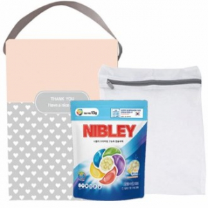 니블리캡슐세제+세탁망 (하트케이스+스티커포함)