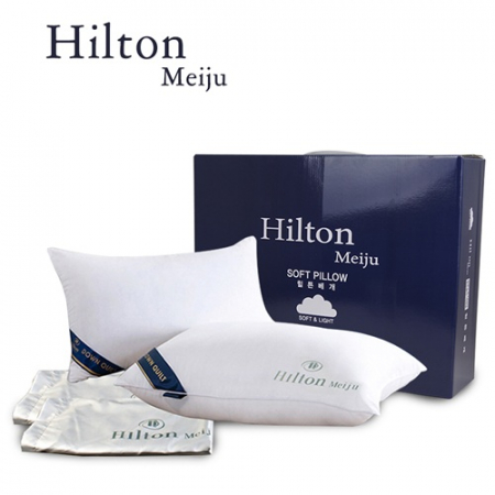 HILTON 베개 2세트 (베개커버포함) 손잡이박스 #2