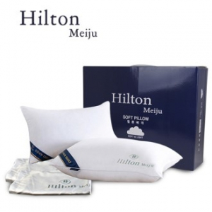 HILTON 베개 2세트 (베개커버포함) 손잡이박스